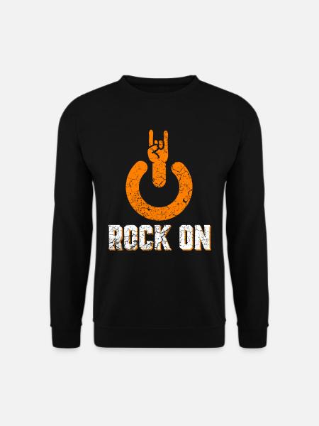 Rock sur - Sweat-shirt Unisexe - noir