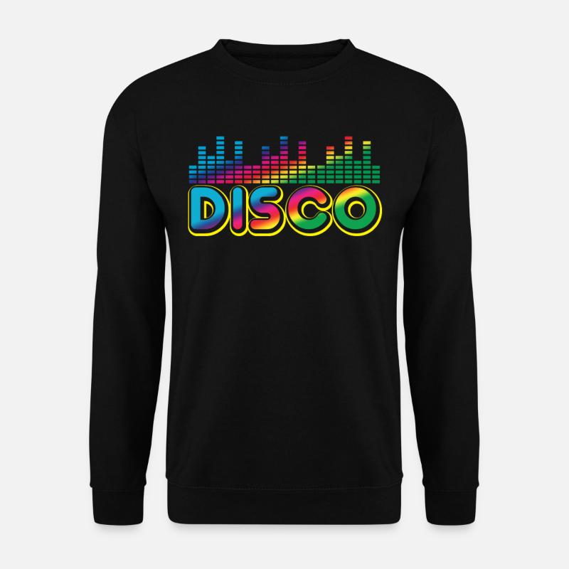 Disco Musik - Unisex Pullover - Schwarz