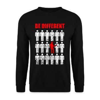 Rocker Rock Guitare Guitariste Alternative - Sweat-shirt Unisexe - noir - Devant - Alina (178cm) & Michal (187cm)