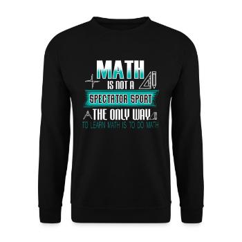 Mathématiques Mathématiciens - Sweat-shirt Unisexe - noir - Devant - Alina (178cm) & Michal (187cm)