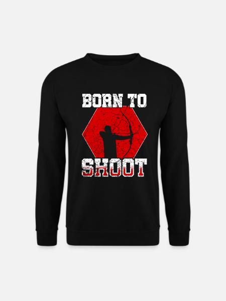 Bogenschiessen - Unisex Pullover - Schwarz