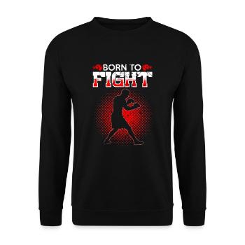 Arts martiaux de boxe - Sweat-shirt Unisexe - noir - Devant - Alina (178cm) & Michal (187cm)