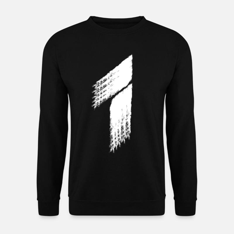 Numéro un 1 - Sweat-shirt Unisexe - noir