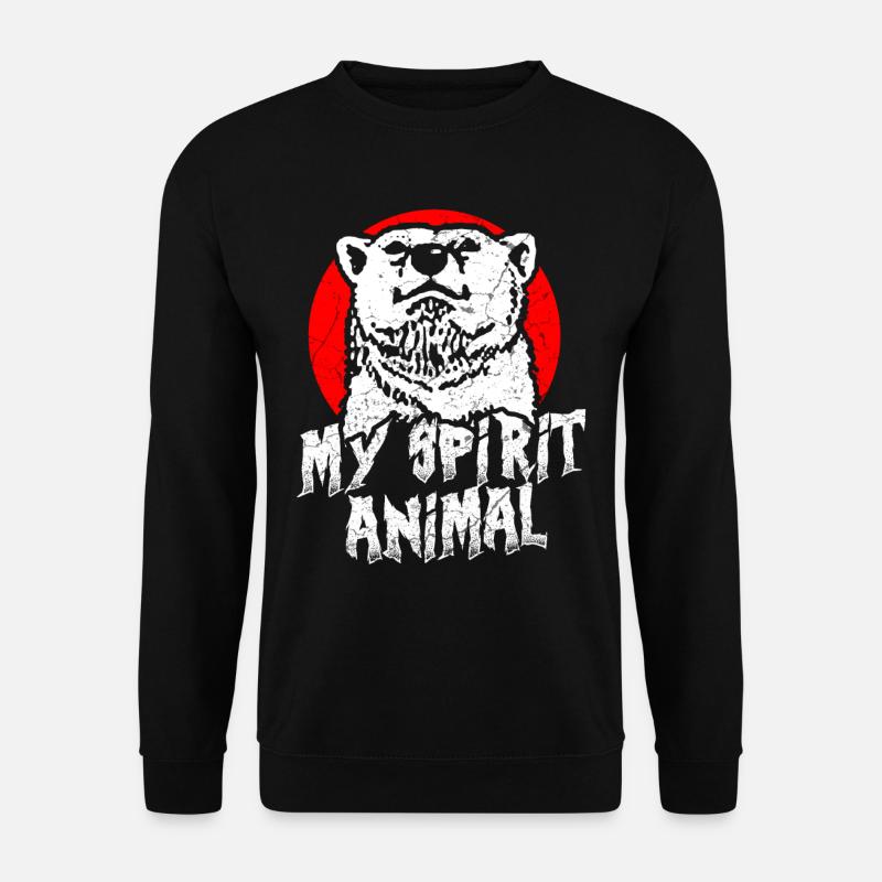 Polar bear polar bear - Unisex Sweatshirt - black