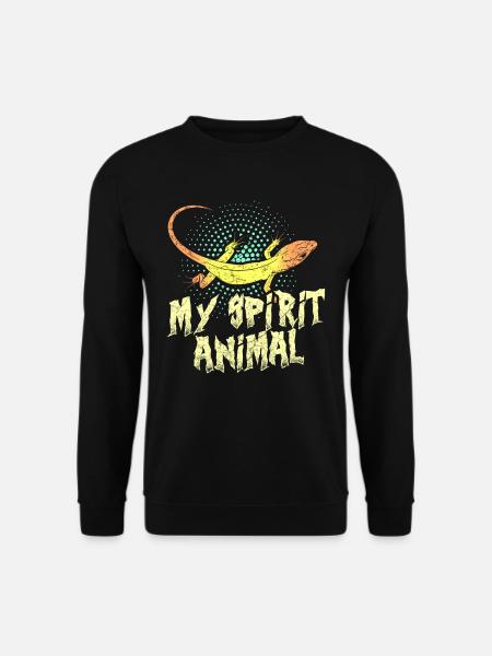 Eidechse Eidechsen - Unisex Pullover - Schwarz