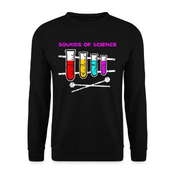 Wissenschaft Chemie - Unisex Pullover - Schwarz - Vorne - Alina (178cm) & Michal (187cm)