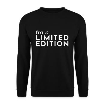 Einzigartig Besonders - Unisex Pullover - Schwarz - Vorne - Alina (178cm) & Michal (187cm)