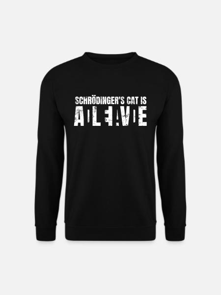 Schrödingers Katze - Unisex Pullover - Schwarz