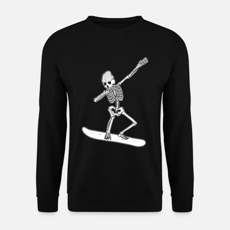 Cooles Snowboarder TShirt - Unisex Pullover - Schwarz