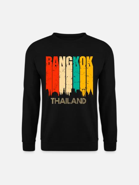 Bangkok Thailand - Unisex Pullover - Schwarz