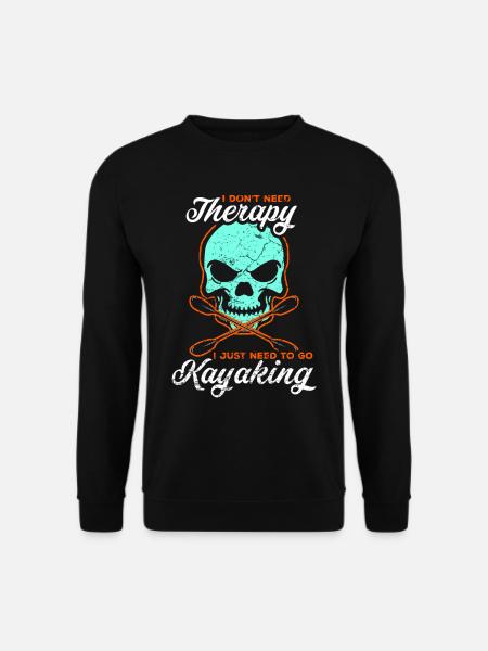 Kajak - Unisex Pullover - Schwarz