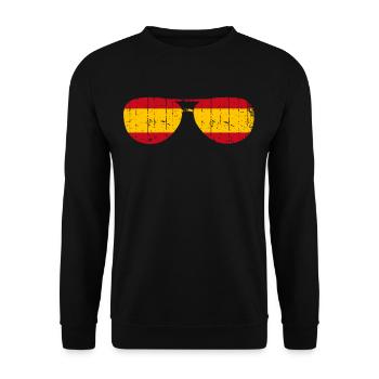 Spanien Spanier Sonnenbrille - Unisex Pullover - Schwarz - Vorne - Alina (178cm) & Michal (187cm)