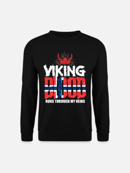 Vikings norvégiens - Sweat-shirt Unisexe - noir