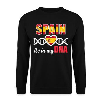 Spanien Spanier - Unisex Pullover - Schwarz - Vorne - Alina (178cm) & Michal (187cm)
