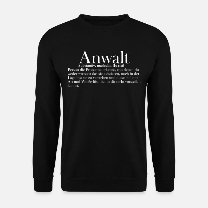 Anwalt - Unisex Pullover - Schwarz