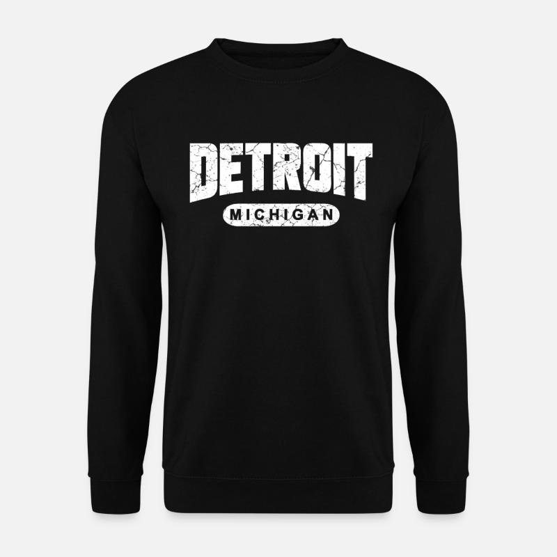Detroit - Unisex Pullover - Schwarz