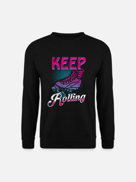 Roller skates roller skating - Unisex Sweatshirt - black