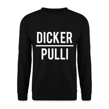Dicker Pulli - Unisex Pullover - Schwarz - Vorne - Alina (178cm) & Michal (187cm)