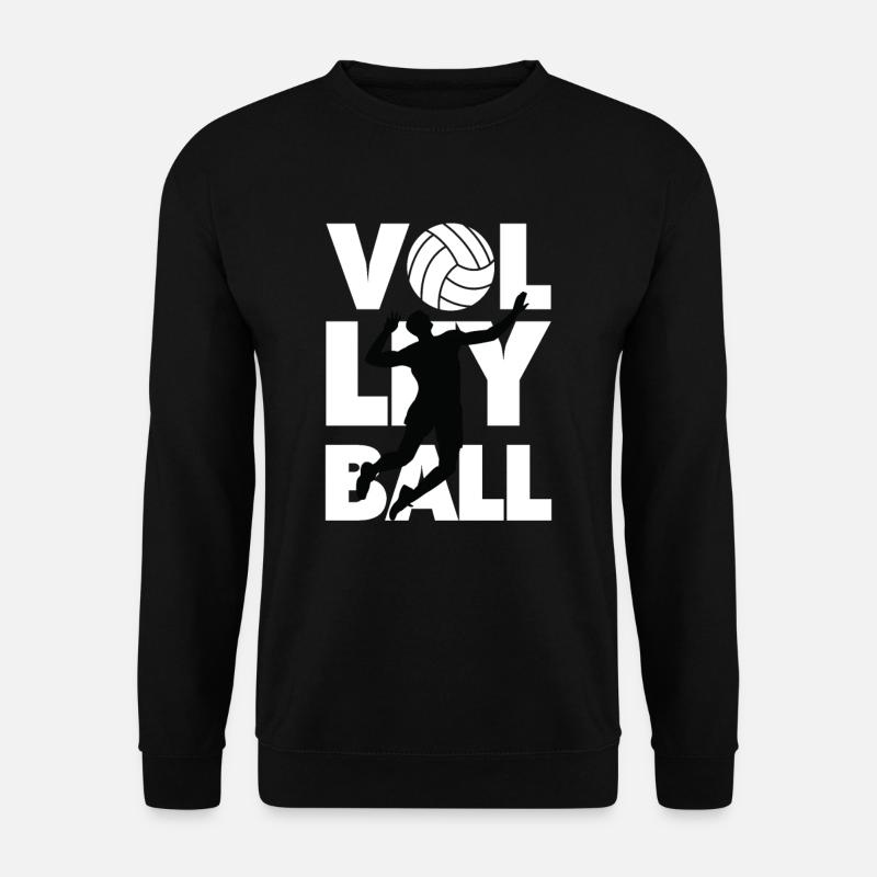 Volleyball - Unisex Pullover - Schwarz