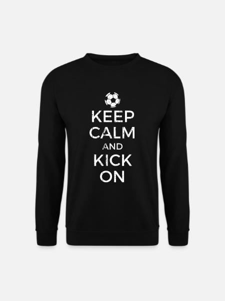 Funny soccer saying - Unisex Sweatshirt - black