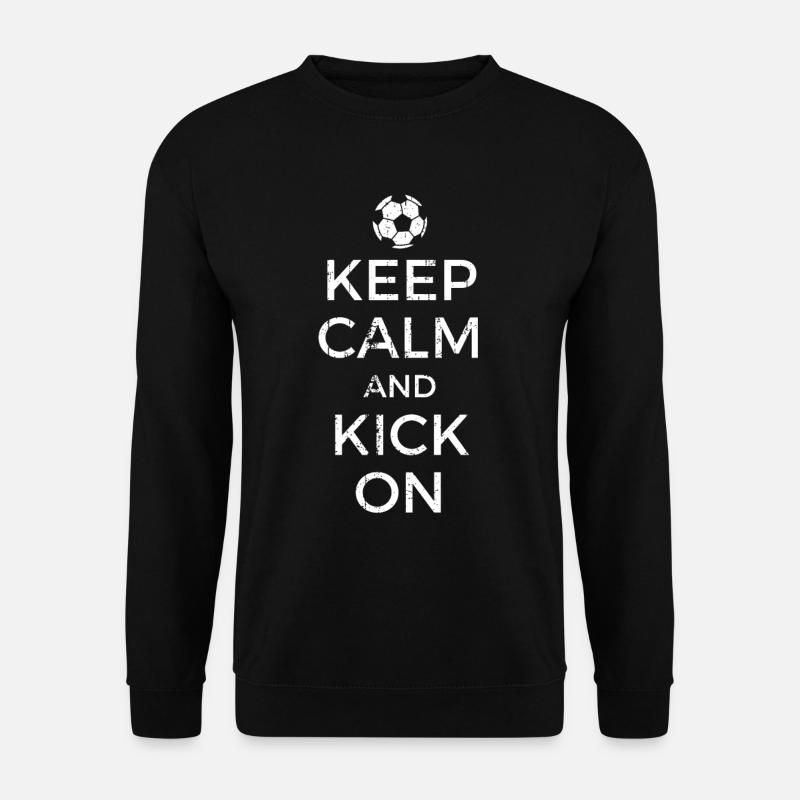 Funny soccer saying - Unisex Sweatshirt - black