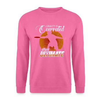 Ultimate Frisbee - Sweat-shirt Unisexe - rose - Devant