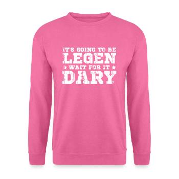 Legendär - Unisex Pullover - Pink - Vorne