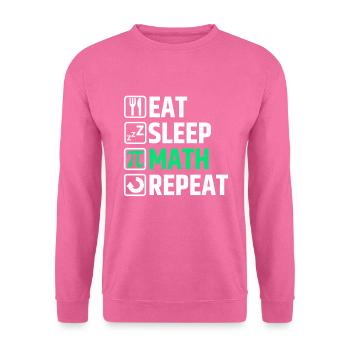 Math mathematician - Unisex Sweatshirt - pink - Front
