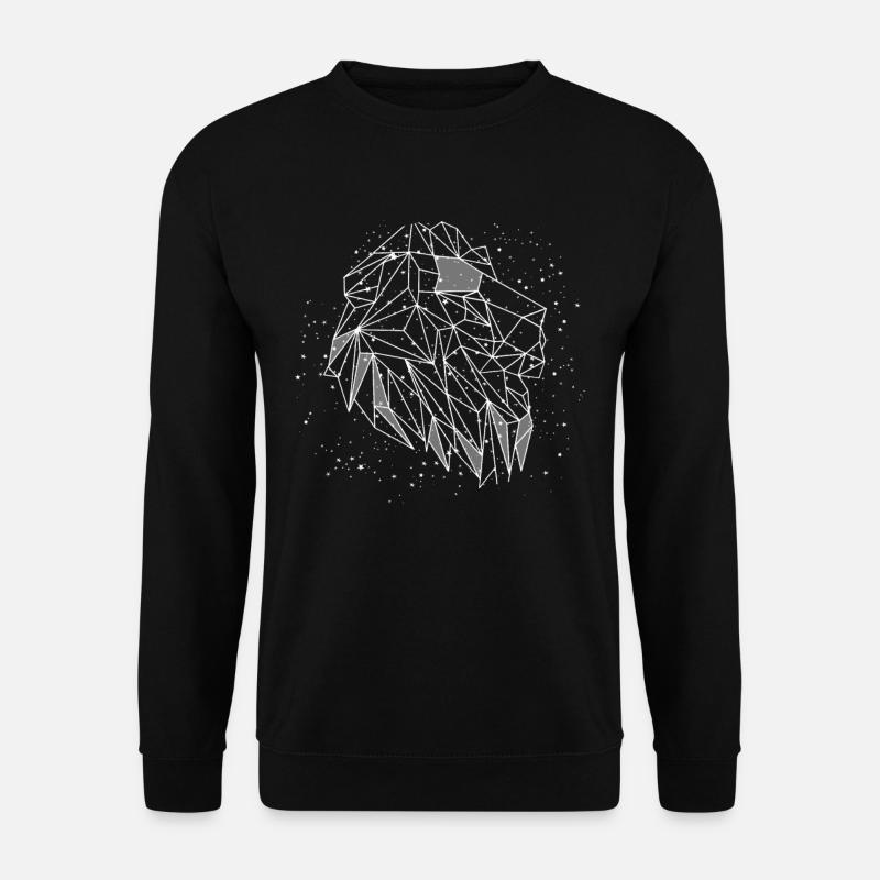 Sternzeichen Löwe - Unisex Pullover - Schwarz