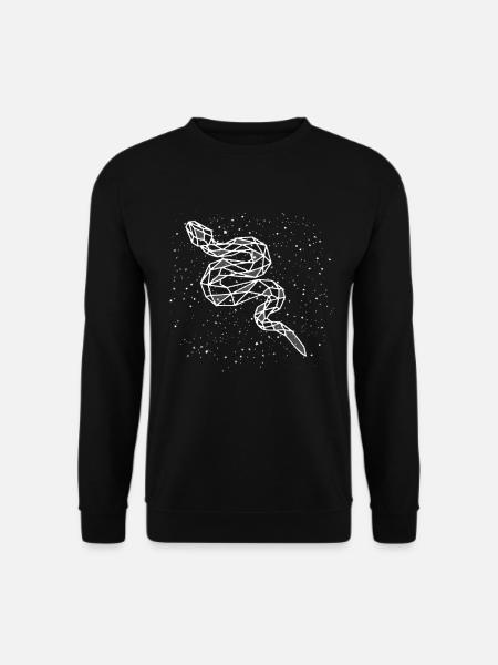 Schlange Chinesisches Sternzeichen - Unisex Pullover - Schwarz