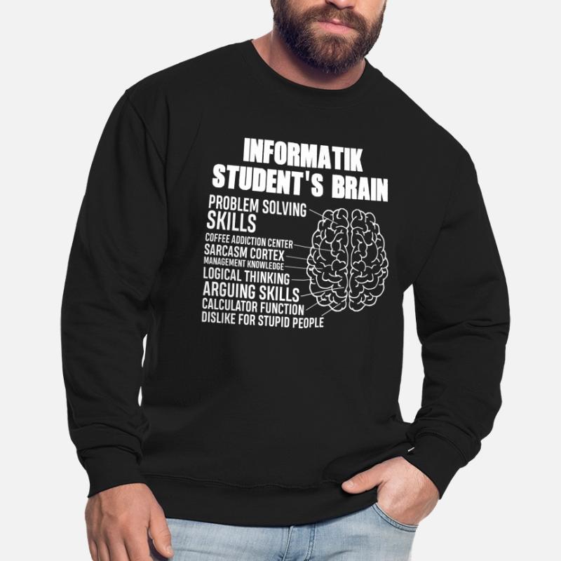 Informatik Students Brain Unisex Pullover