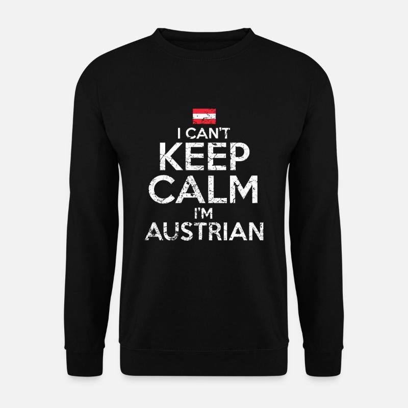Lustiger Spruch für Österreicher - Unisex Pullover - Schwarz