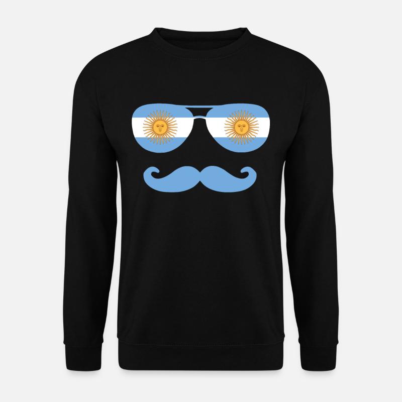 Argentine Argentine Drapeau argentin - Sweat-shirt Unisexe - noir