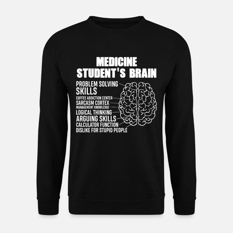Medicine Student's Brain - Unisex Pullover - Schwarz