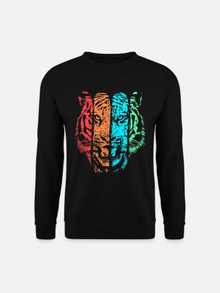 tiger - Unisex Sweatshirt - black