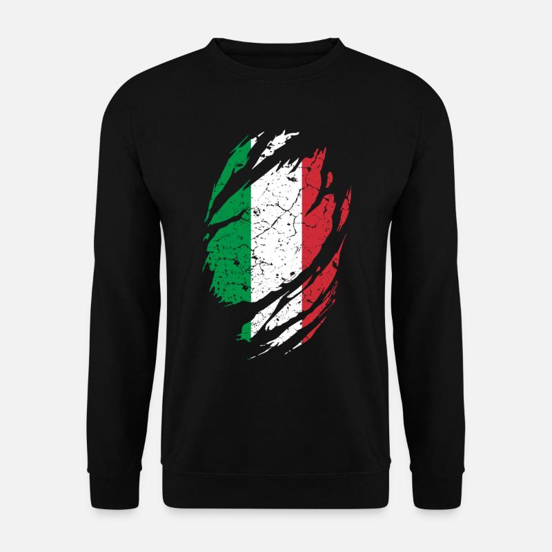 Italian flag - Unisex Sweatshirt - black