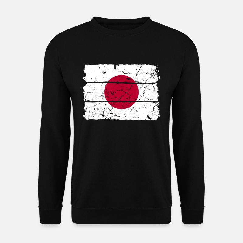 Japan flag - Unisex Sweatshirt - black