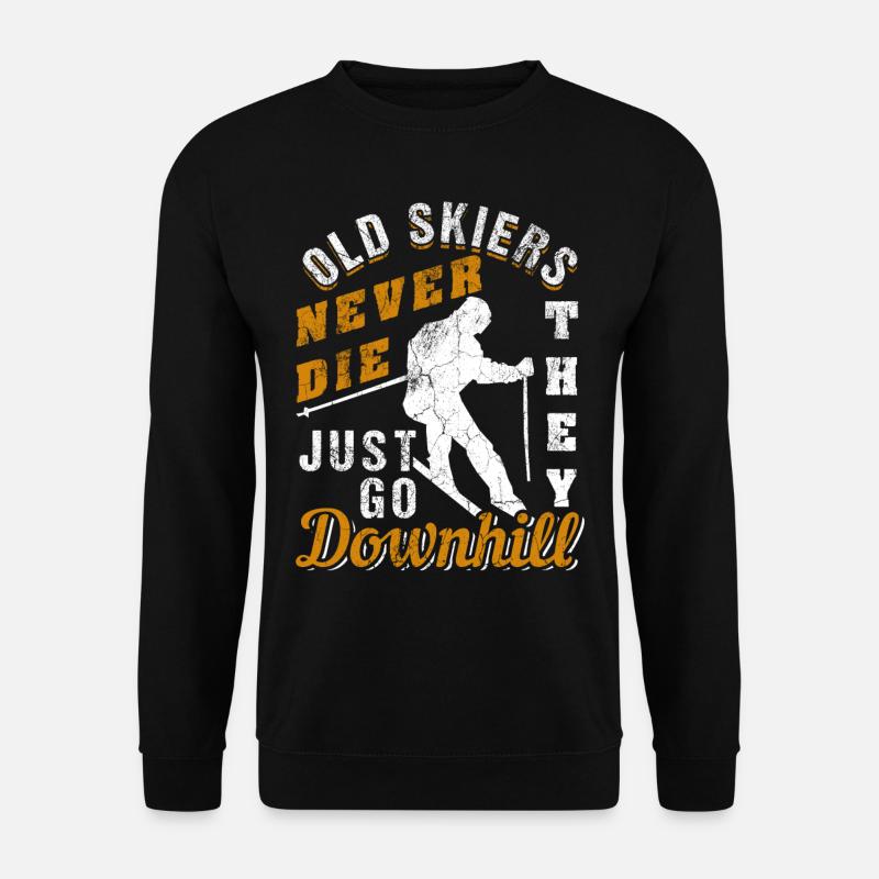 Ski drôle - Sweat-shirt Unisexe - noir