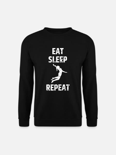 Volleyball Volleyballer Volleyballerin - Unisex Pullover - Schwarz