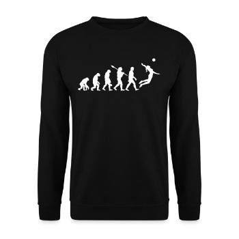 Evolution Volleyball - Unisex Pullover - Schwarz - Vorne - Alina (178cm) & Michal (187cm)
