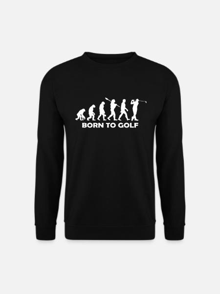 Golfer Golf - Unisex Pullover - Schwarz