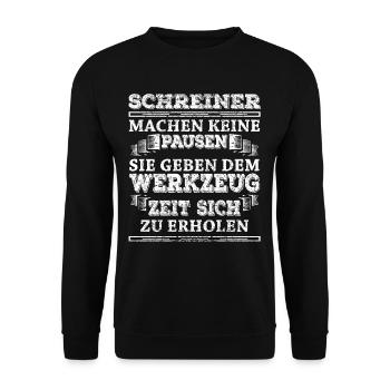 Schreiner - Unisex Pullover - Schwarz - Vorne - Alina (178cm) & Michal (187cm)
