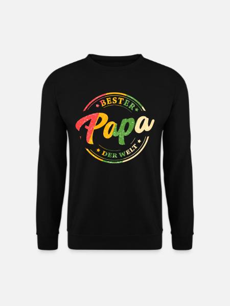 Bester Papa - Unisex Pullover - Schwarz