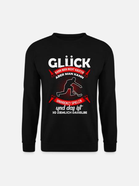 Unihockey - Unisex Pullover - Schwarz