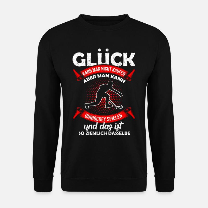 Unihockey - Unisex Pullover - Schwarz
