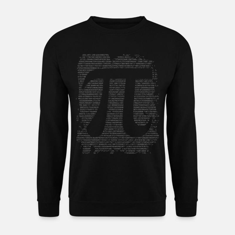 Zahl Pi - Unisex Pullover - Schwarz