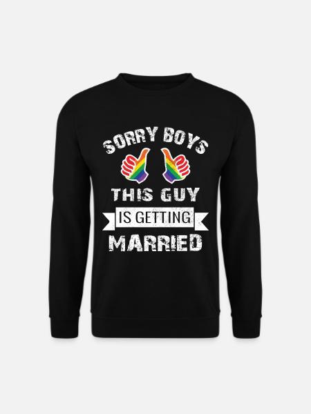 LGBT bachelor party goodbye - Unisex Sweatshirt - black