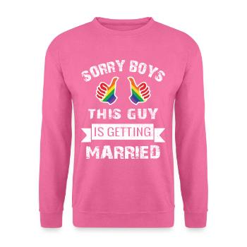 Adieu LGBT enterrement de vie de garçon - Sweat-shirt Unisexe - rose - Devant