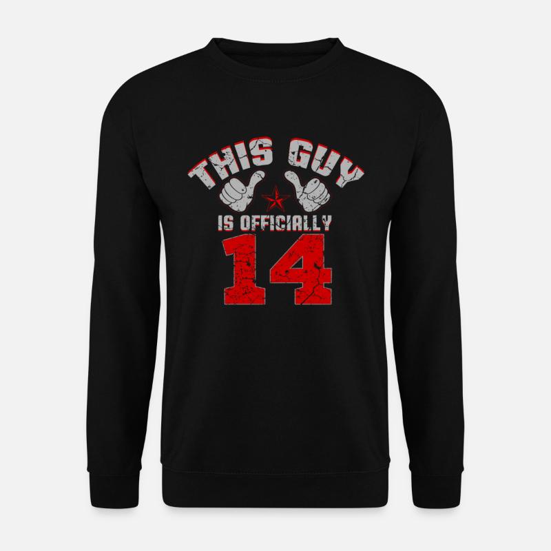 14th birthday - Unisex Sweatshirt - black