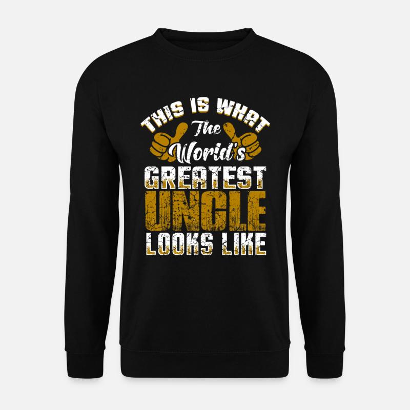Best uncle - Unisex Sweatshirt - black